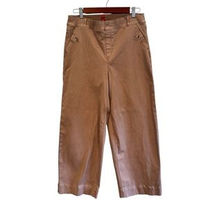 SPANX Women's Twill Cropped Wide Leg Pants Size XL